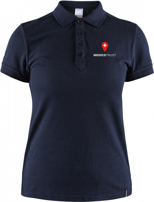 Craft - Medicotrust Casual Polo (Woman) - Navy blue