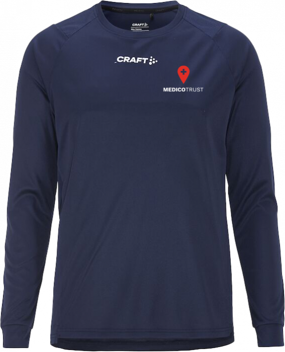 Craft - Medicotrust Long Sleeve Running T-Shirt Men - Azul-marinho