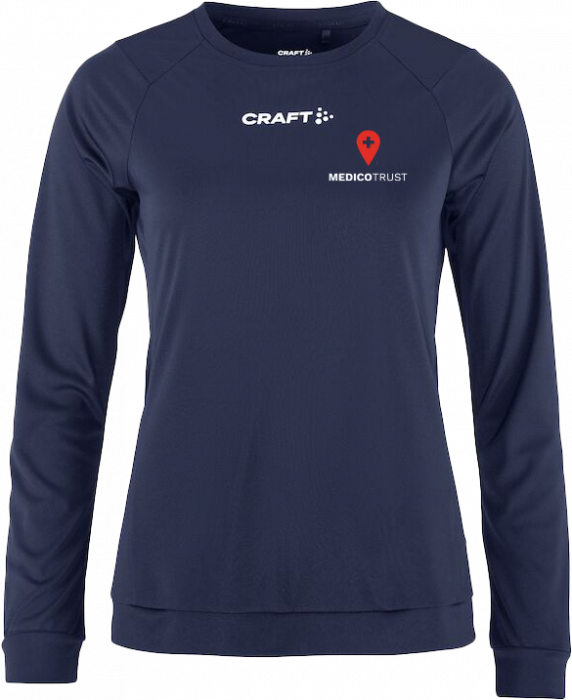 Craft - Medicotrust Long Sleeve Running T-Shirt Women - Granatowy