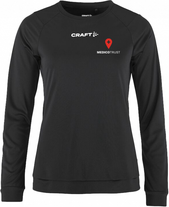 Craft - Medicotrust Long Sleeve Running T-Shirt Women - Zwart