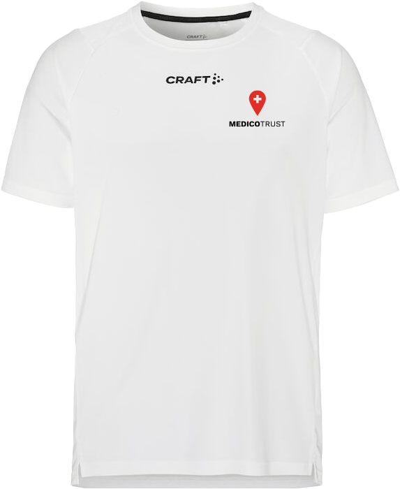 Craft - Medicotrust Løbe T-Shirt Herre - Hvid