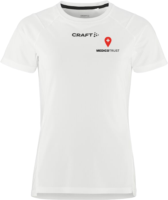 Craft - Medicotrust Running T-Shirt Women - Bianco