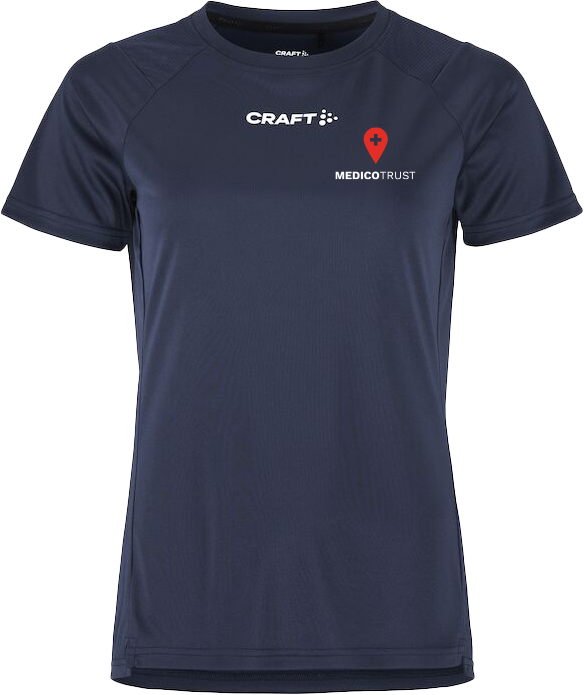 Craft - Medicotrust Running T-Shirt Women - Blu navy