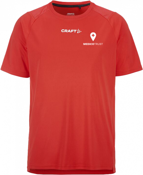 Craft - Medicotrust Running T-Shirt Men - Bright Red