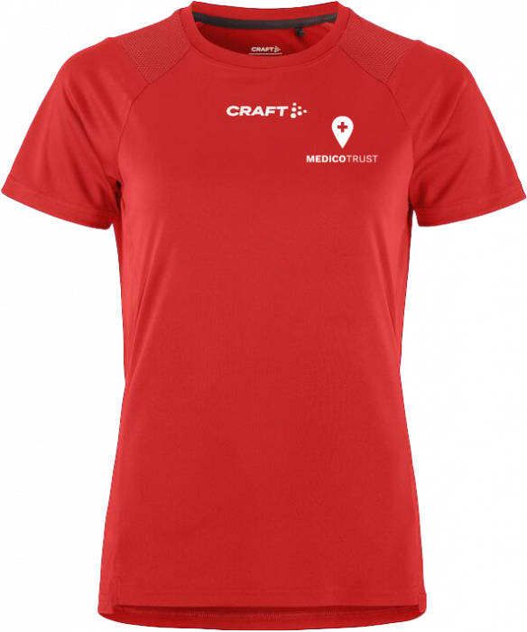 Craft - Medicotrust Running T-Shirt Women - Bright Red