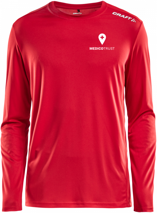 Craft - Medicotrust Running Shirt (Men) - Czerwony