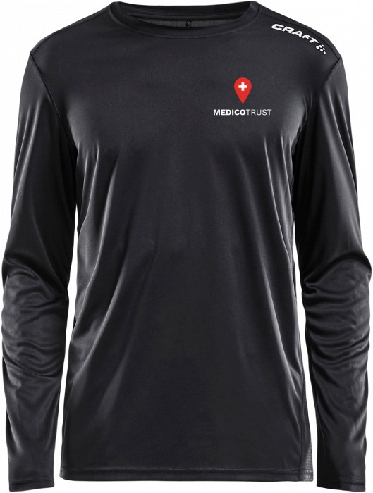 Craft - Medicotrust Running Shirt (Men) - Zwart & wit